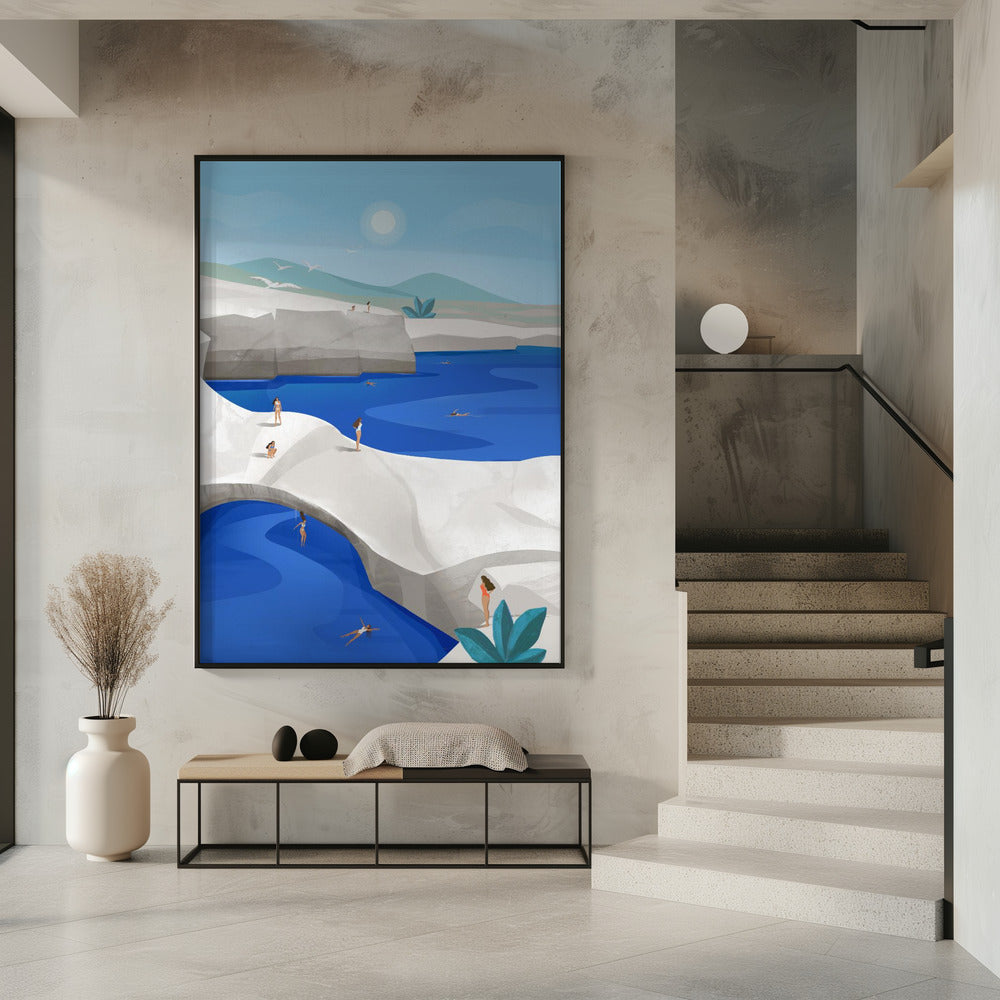Cliff Jumping, Griekenland | Poster