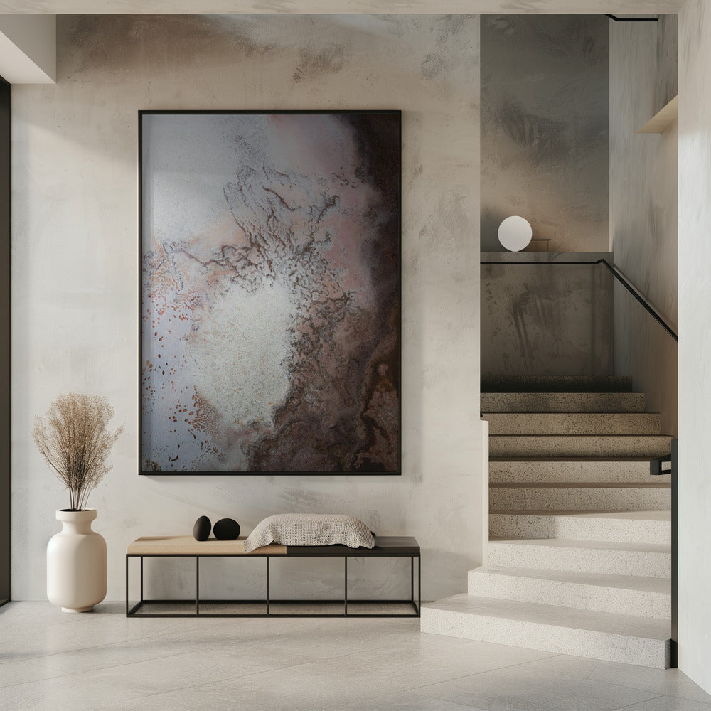 Lake Eyre Upscaled - rode aarde vibes | Poster