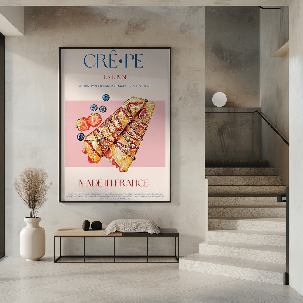 Franse crêpe-lekkernij | Poster