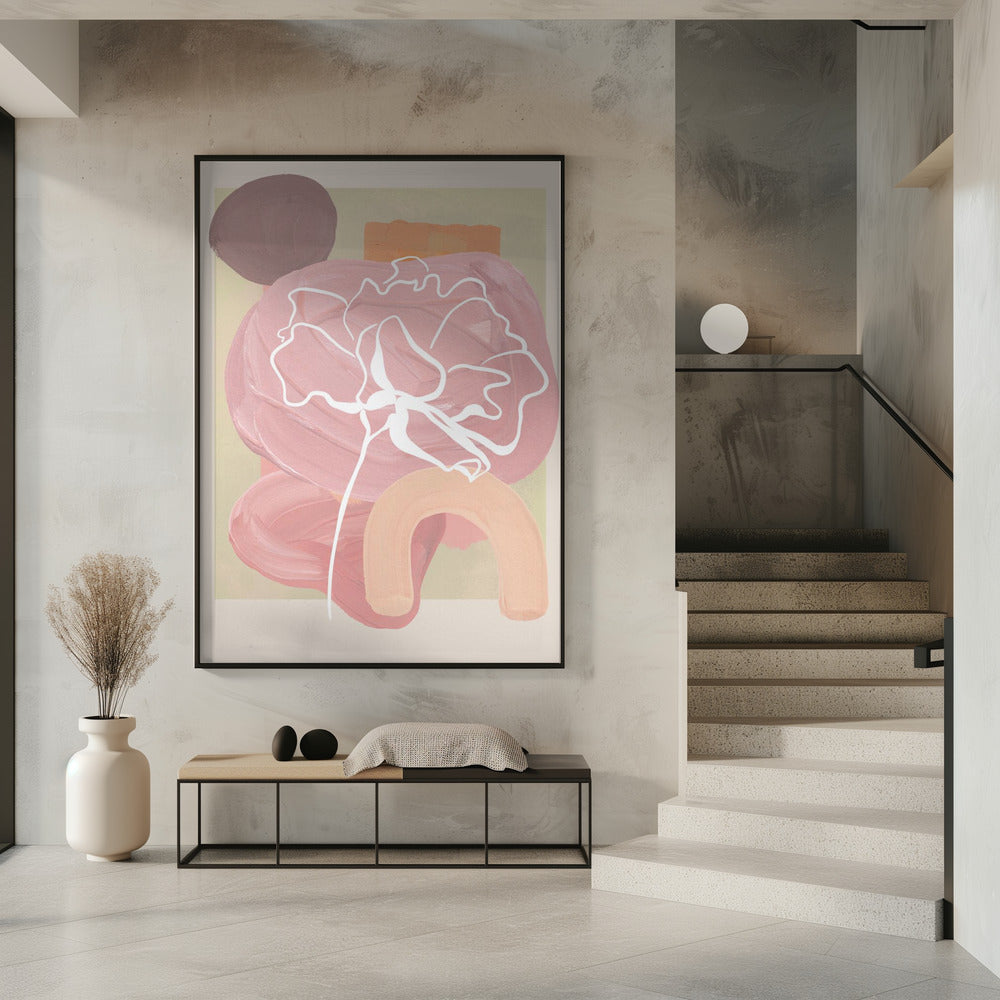 Abstracte bloesems | Poster
