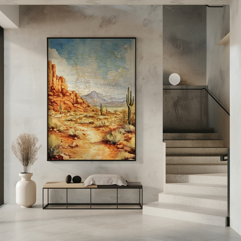 Woestijn van Arizona | Poster