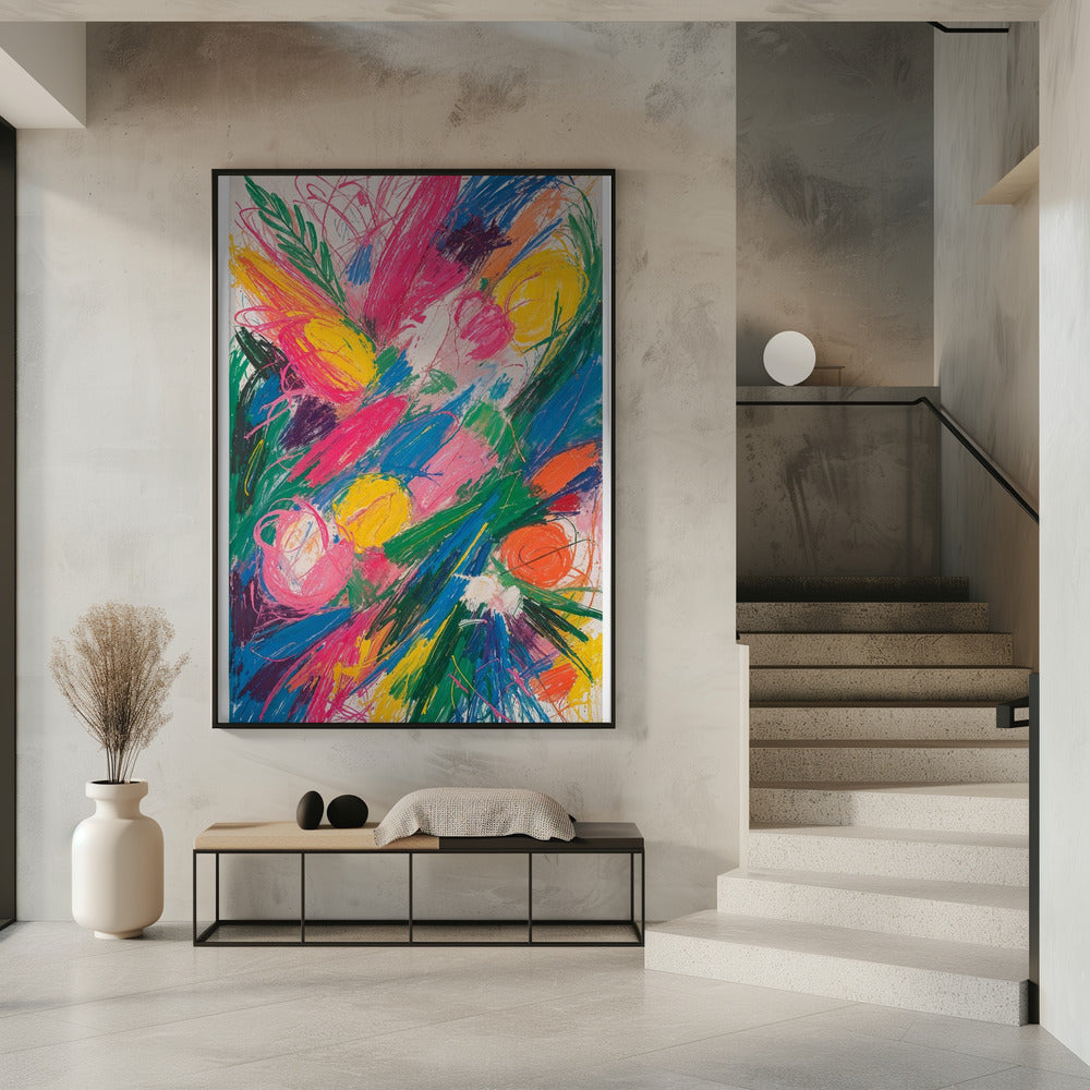 Levendige wervelwind | Poster