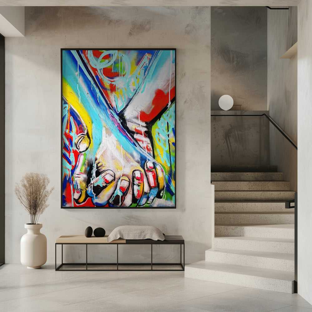 Levendige straatkunst | Poster