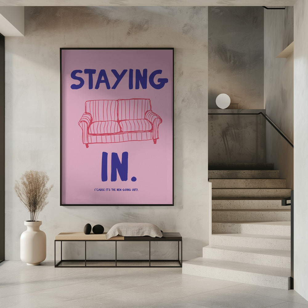 Comfortzone op de bank | Poster