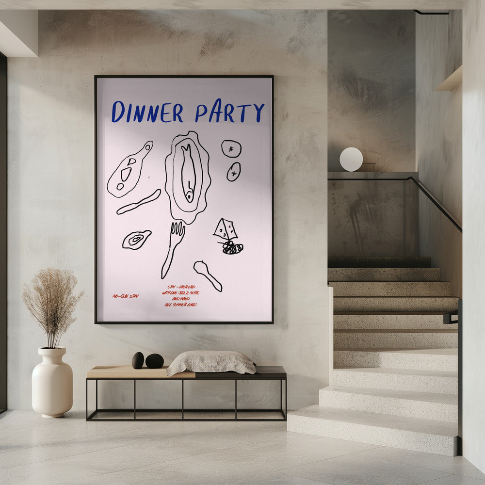 Minimalistisch feest | Poster