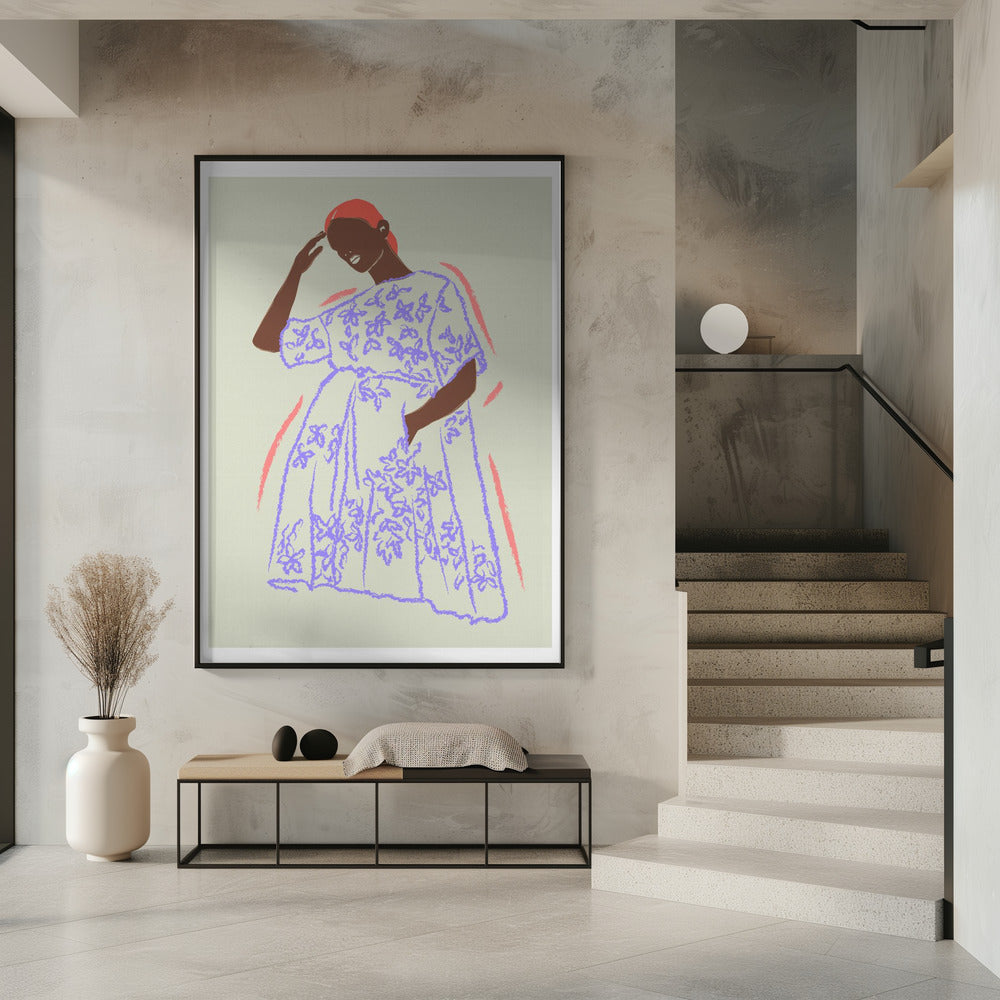 Bloemen gratie | Poster