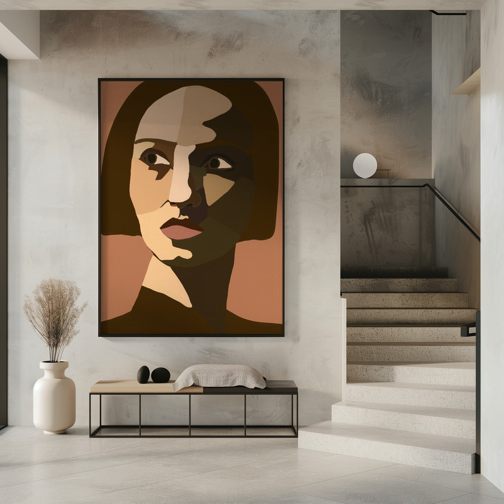 Portret van dame | Poster