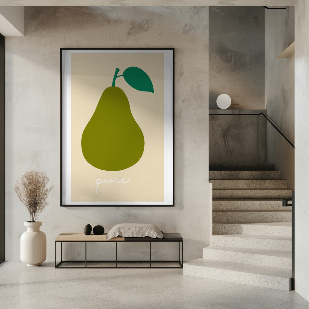 La Poire (donkergroen) | Poster