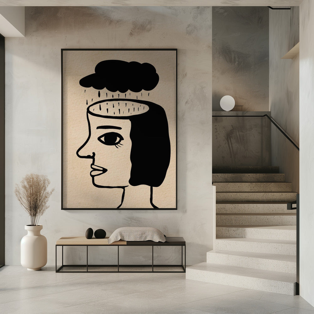 Schone hersenen, allemaal weggespoeld. | Poster