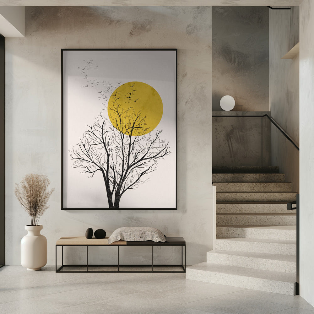 Boven de bomen | Poster