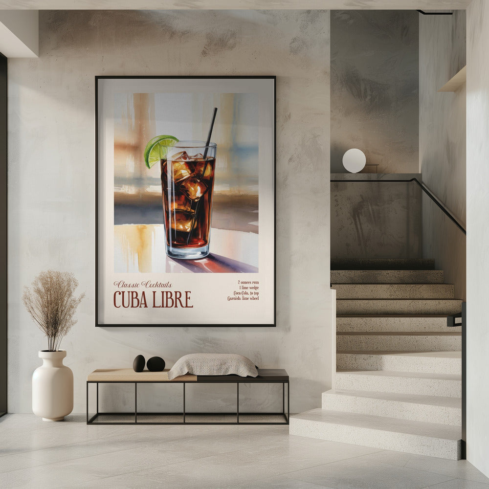 Klassieke cocktails - Cuba Libre | Poster