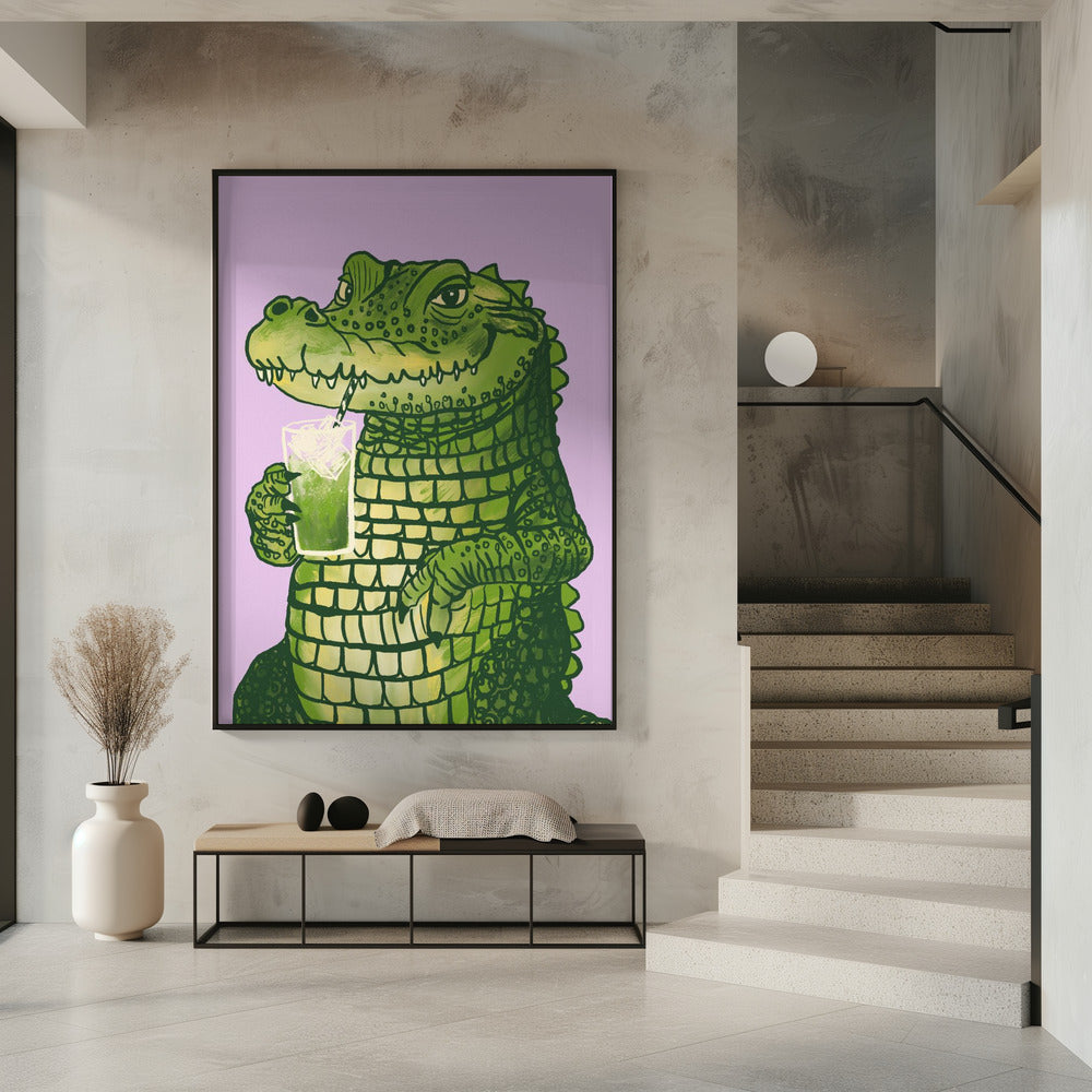 Matcha krokodil | Poster