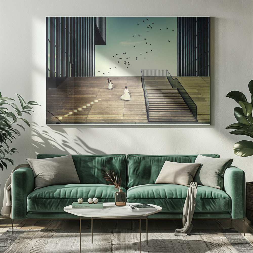 Vrij als een vogel... | Canvas