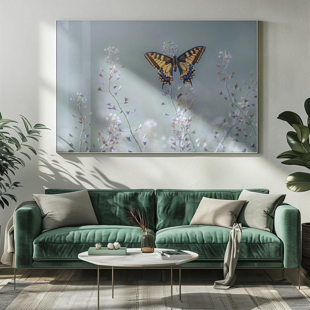 Zwaluwstaartschoonheid | Canvas