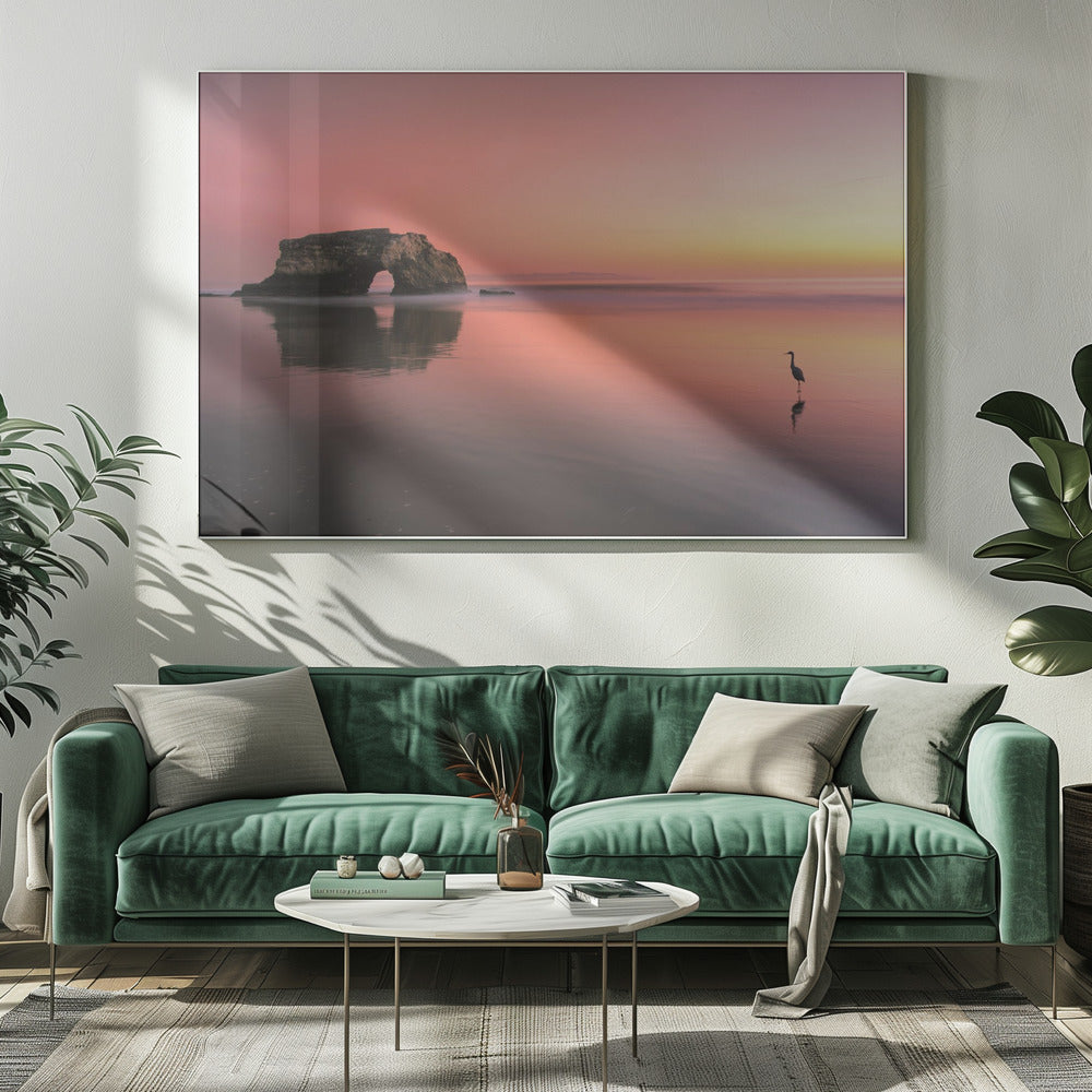Zonsondergang bij de Natural Bridge-2 | Canvas