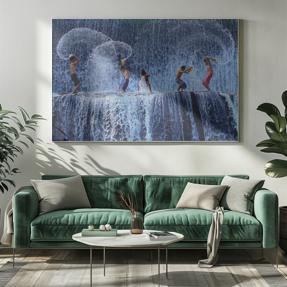 Playing with splash | Canvas
