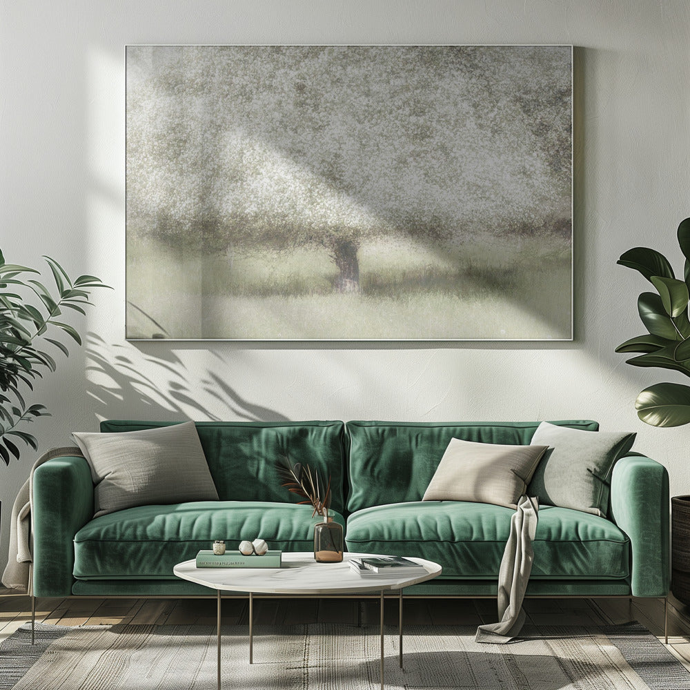 In de achtertuin | Canvas