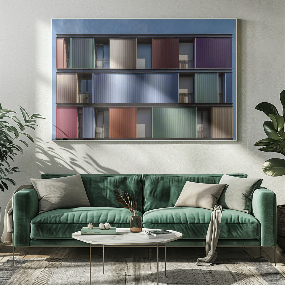 Coloured wall | Canvas