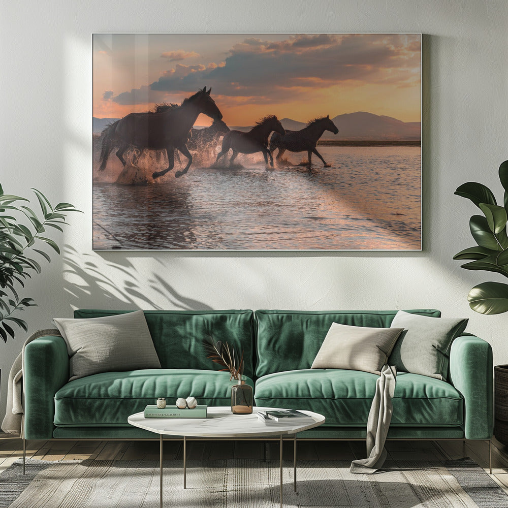 WATER HORSES | Canvas