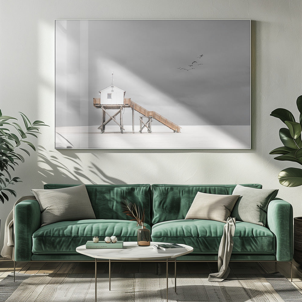 op het strand | Canvas