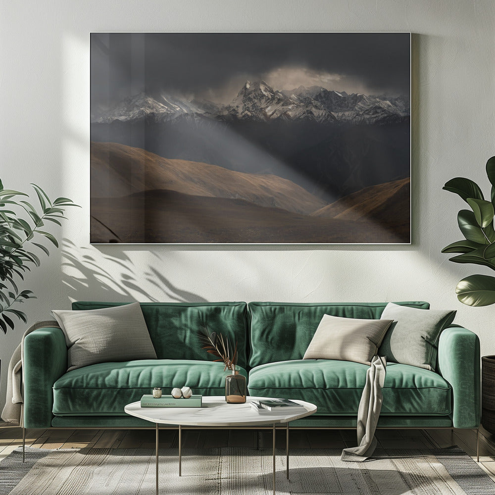 Sneeuwbergtop | Canvas