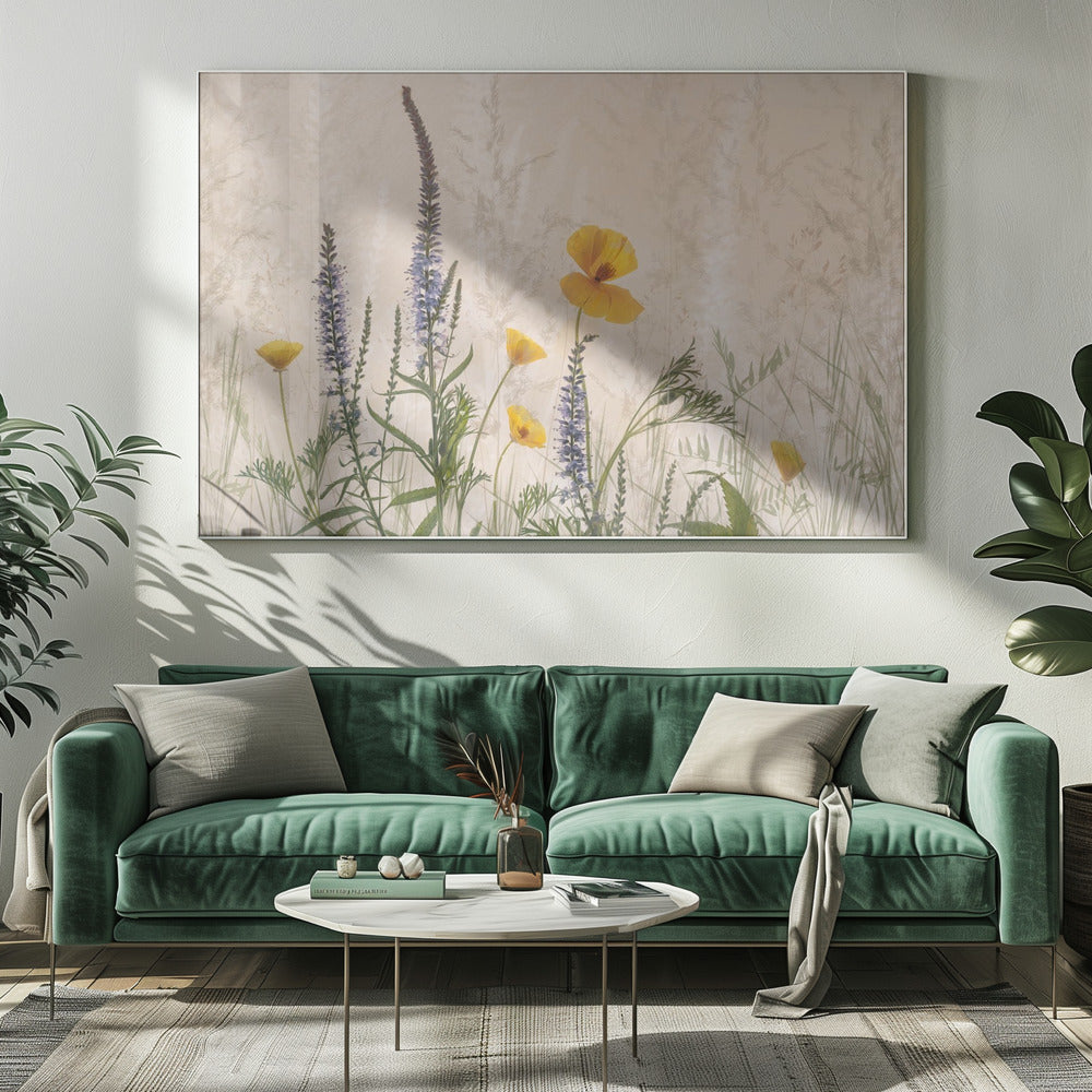 Dromen van bloemen | Canvas