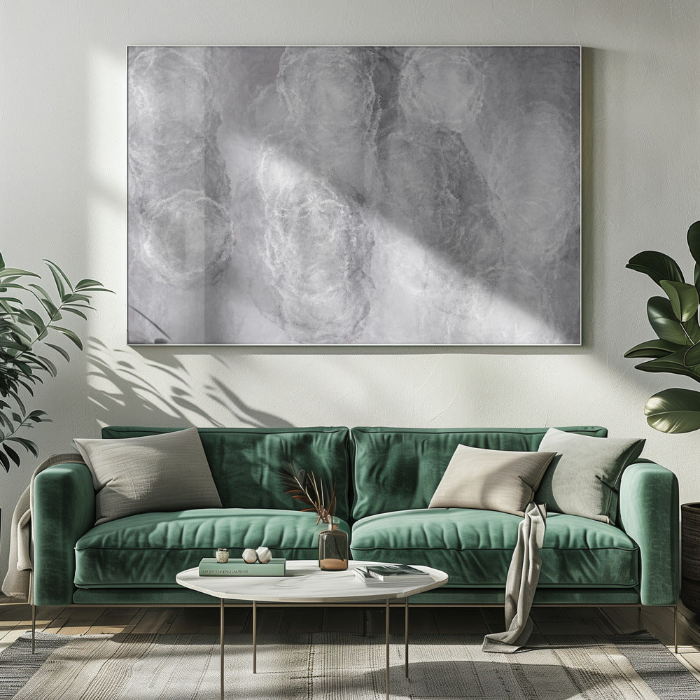 Monochroom marmer textuur | Canvas