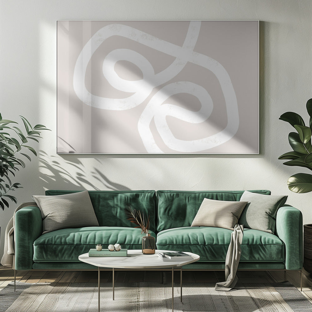 Abstracte positie | Canvas