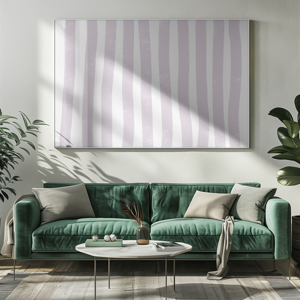 Zachte verticale golven | Canvas