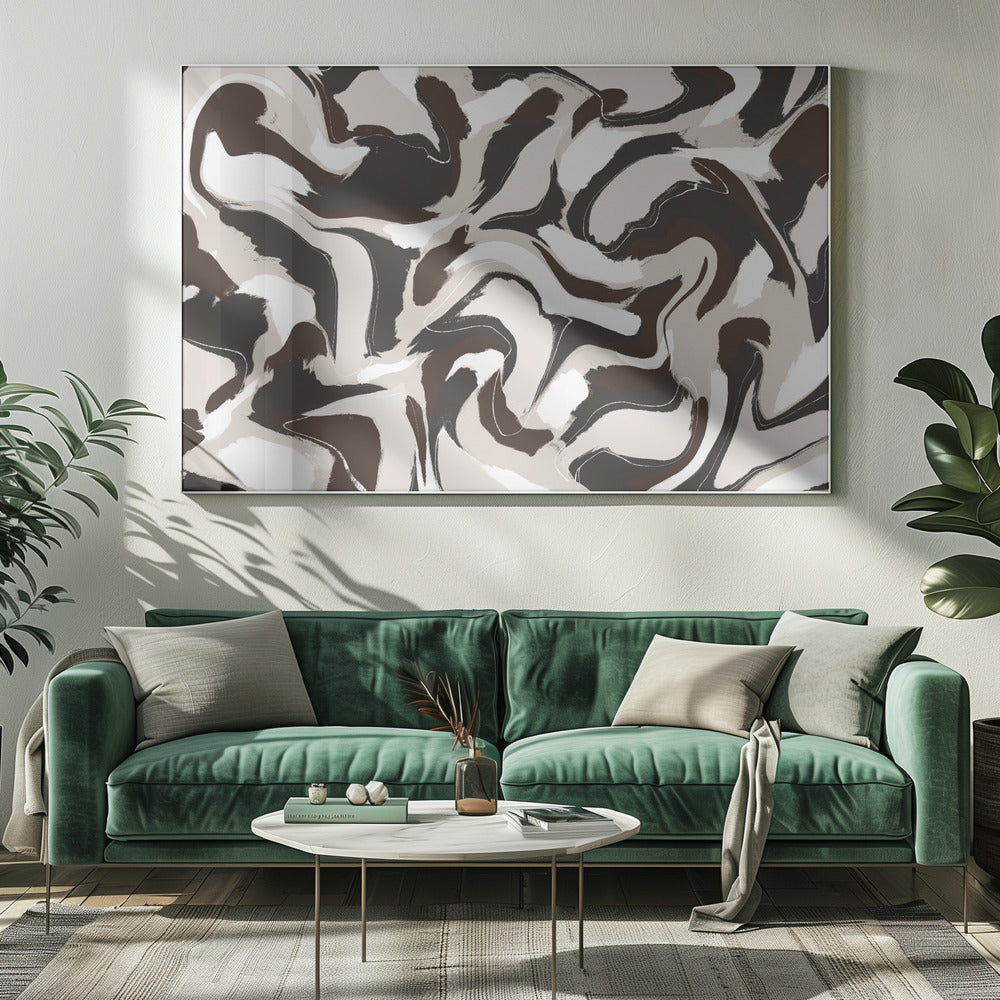 Wervelende aardtinten | Canvas