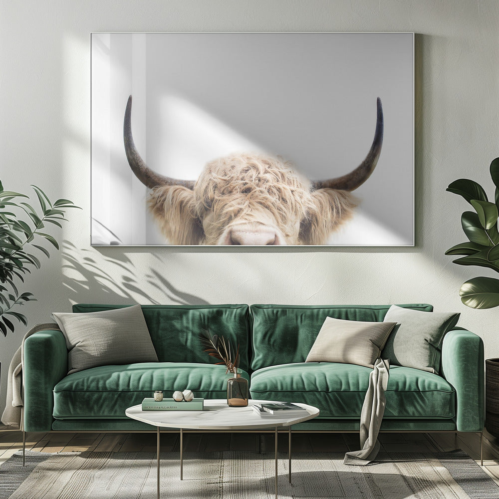 Glurende koe | Canvas