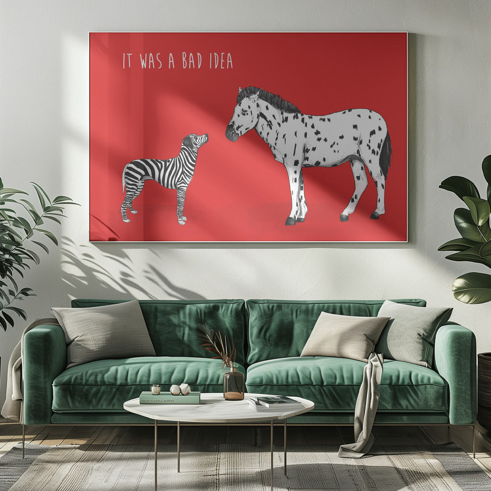 Slecht idee | Canvas