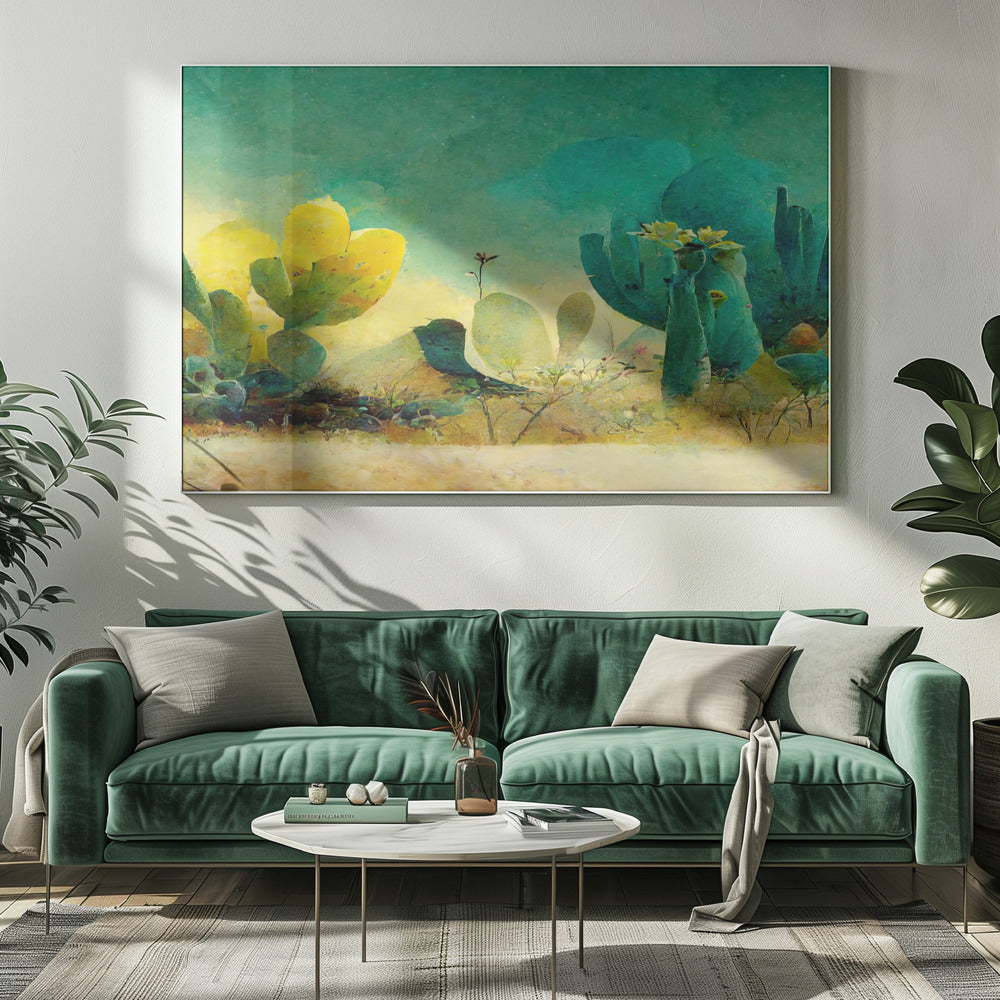 Woestijn Bloomscape | Canvas