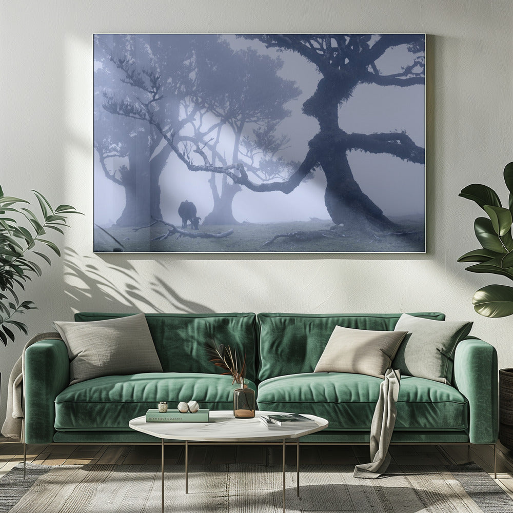 Blauwe Ent | Canvas