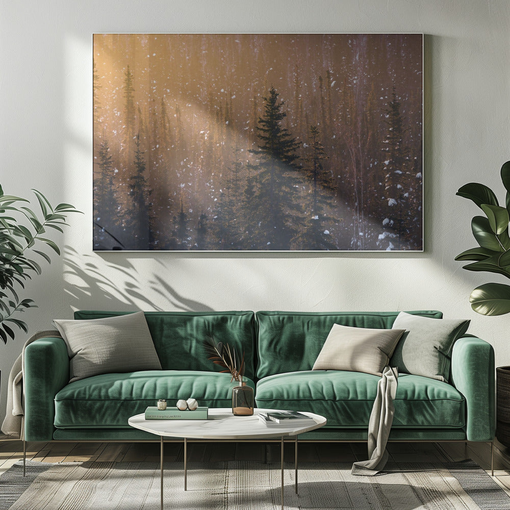 Sneeuwvlokken | Canvas
