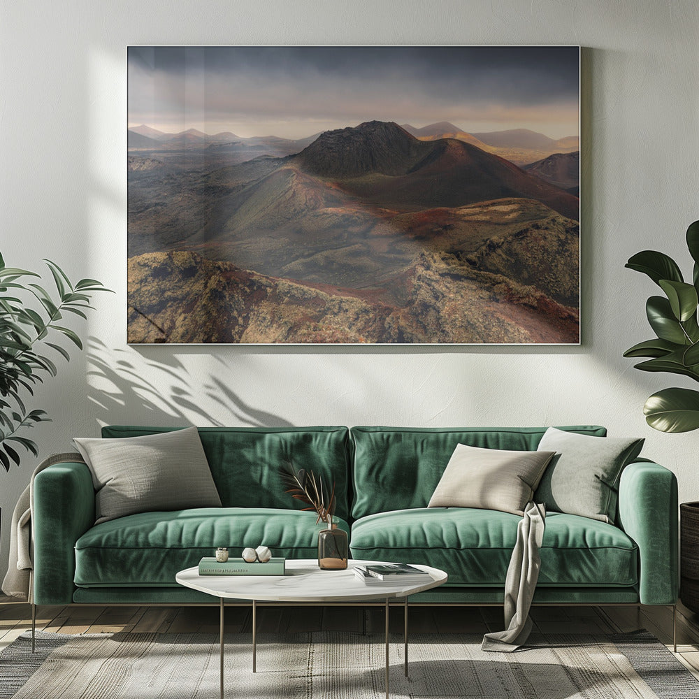 Vulkanisch panorama | Canvas