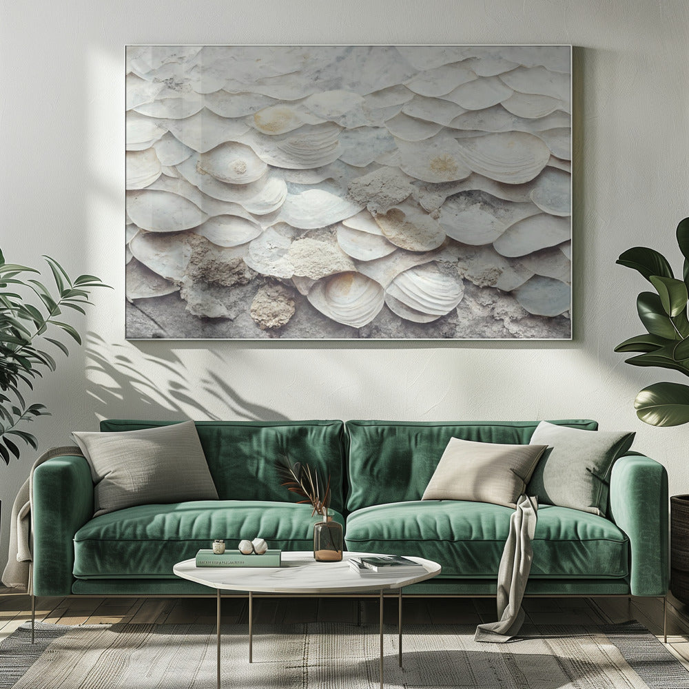 Shell Harmony Muur | Canvas