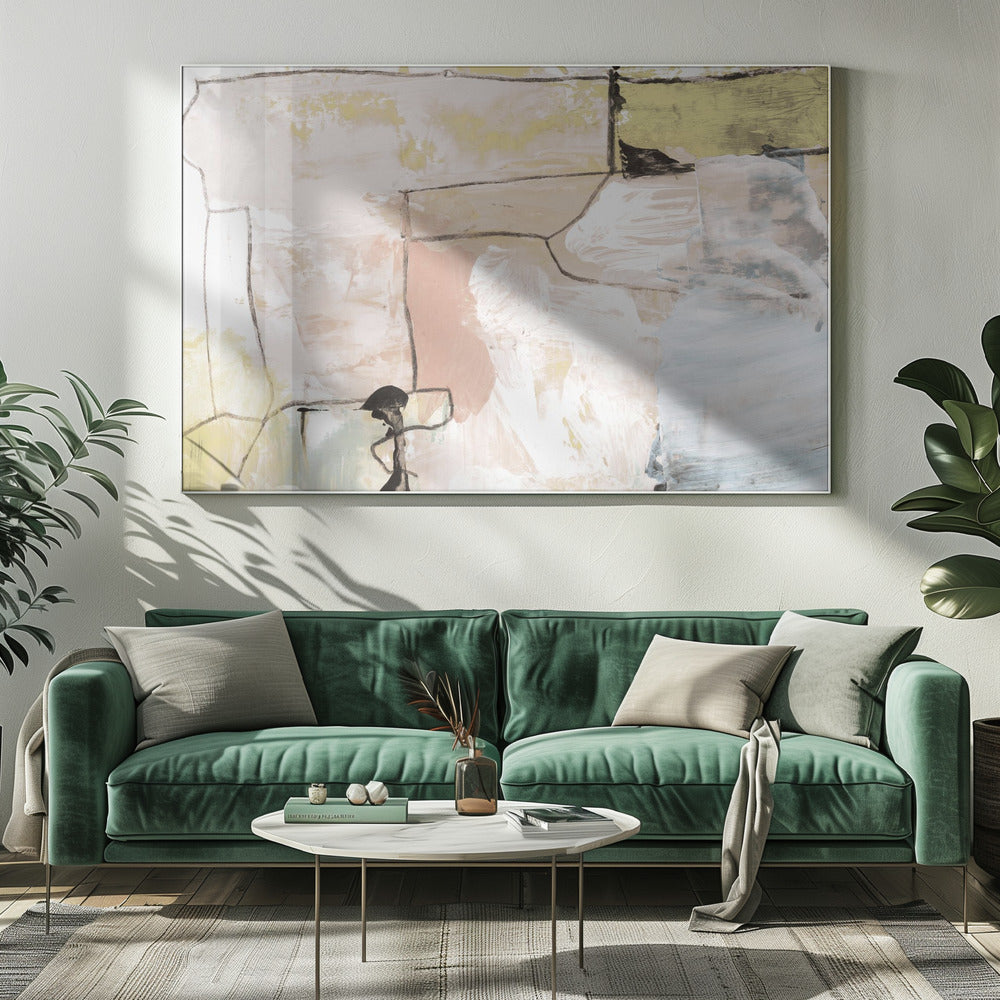 Abstracte pastels | Canvas