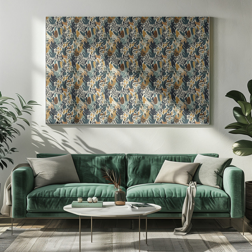 Mozaïek van de natuur | Canvas