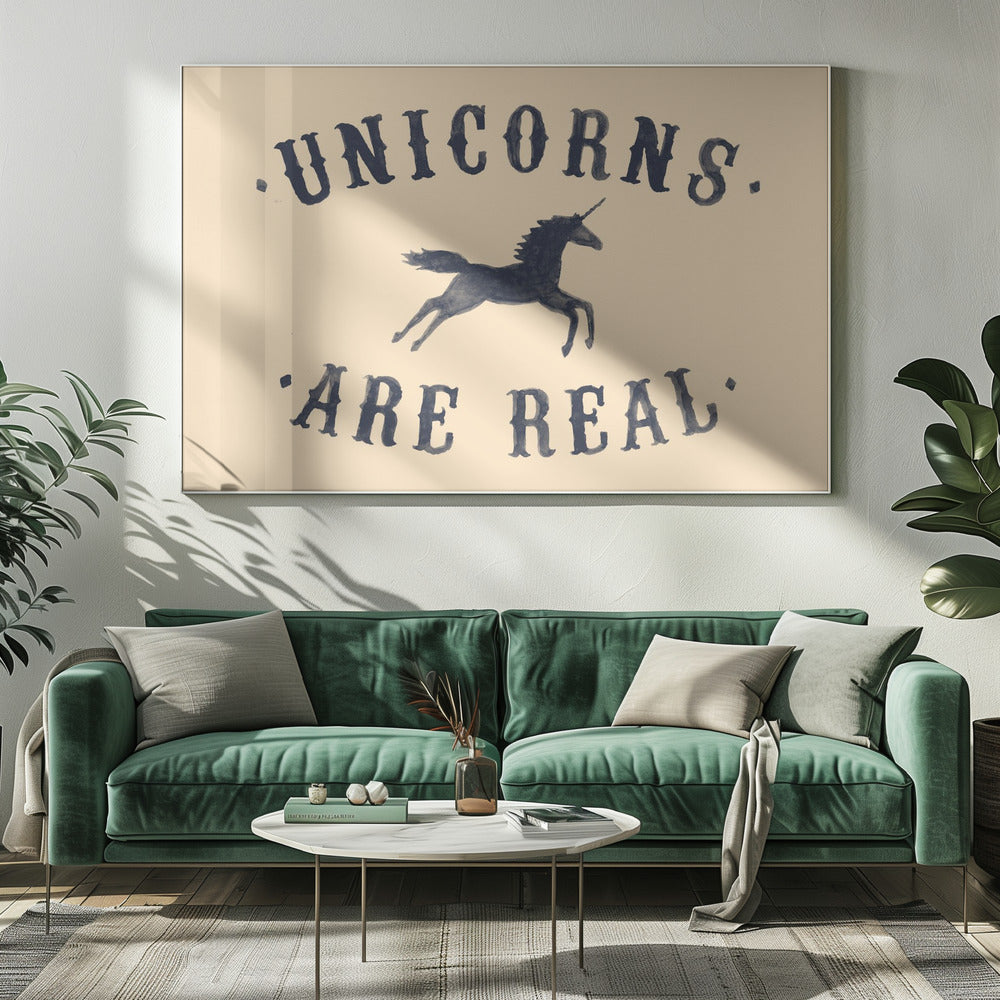 Eenhoorns bestaan echt II | Canvas