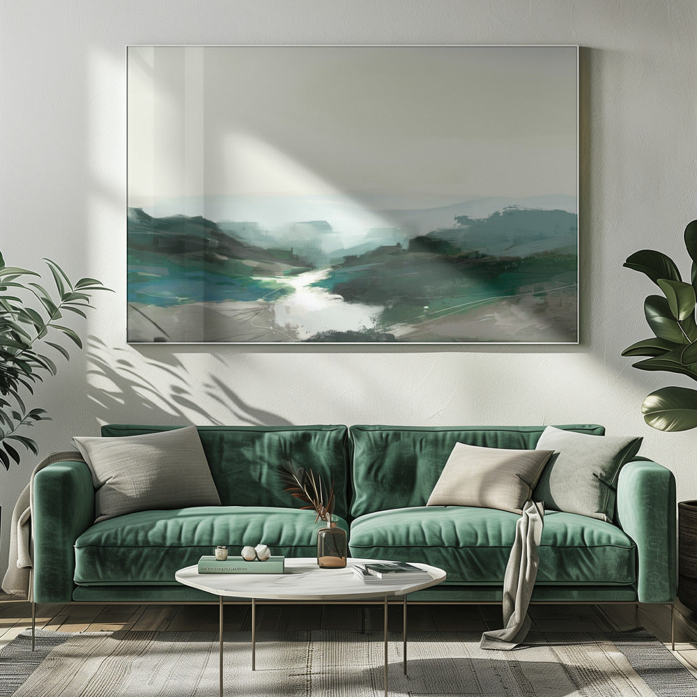 Hooglandzicht | Canvas