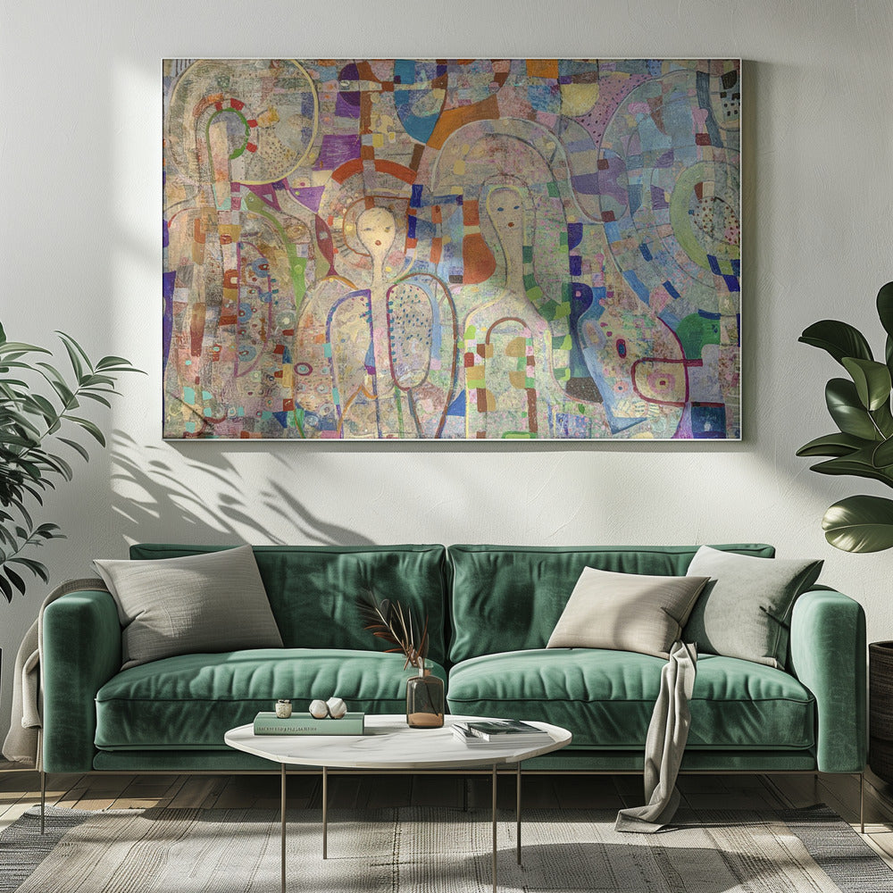 Engelen onder ons 24x30 2020 | Canvas