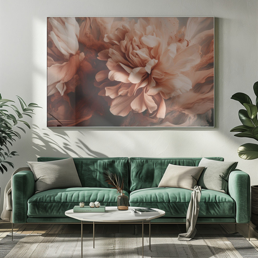 Bloemblaadjes in beweging | Canvas