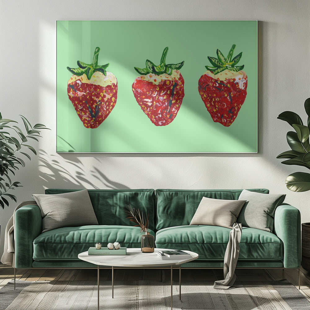 Aardbeien | Canvas