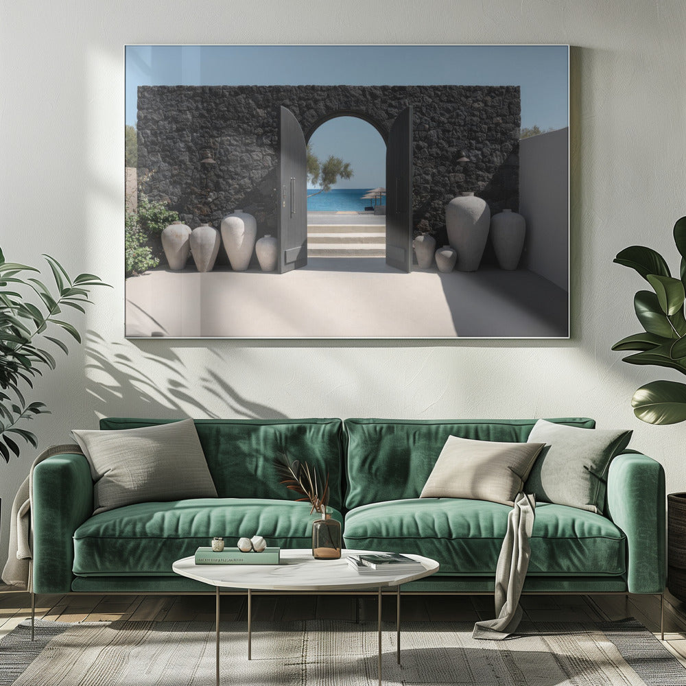 Gebogen ingang | Canvas