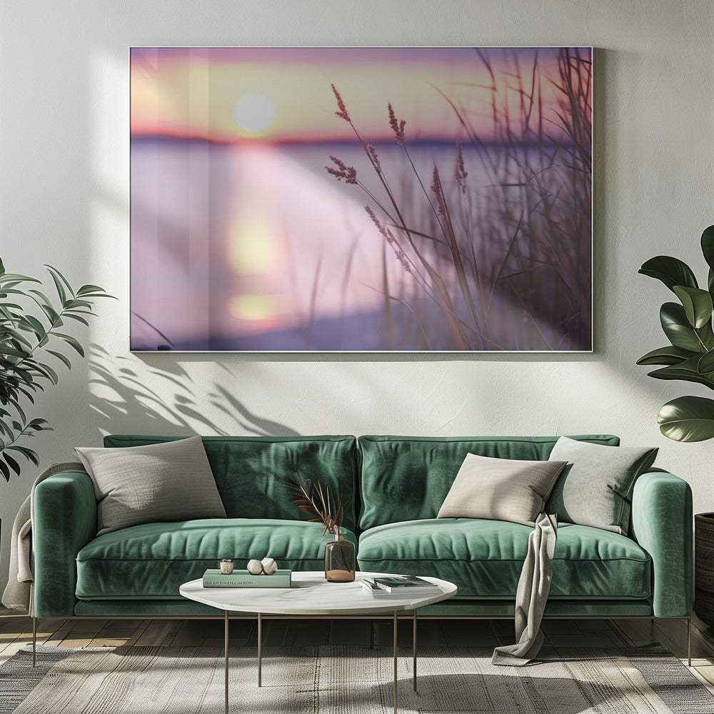 Serene zonsonderganggloed | Canvas