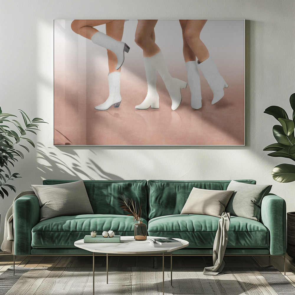 Laarzen in Beweging | Canvas