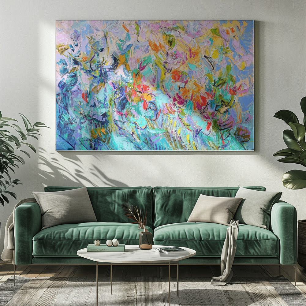 Stralende bloemenharmonie | Canvas