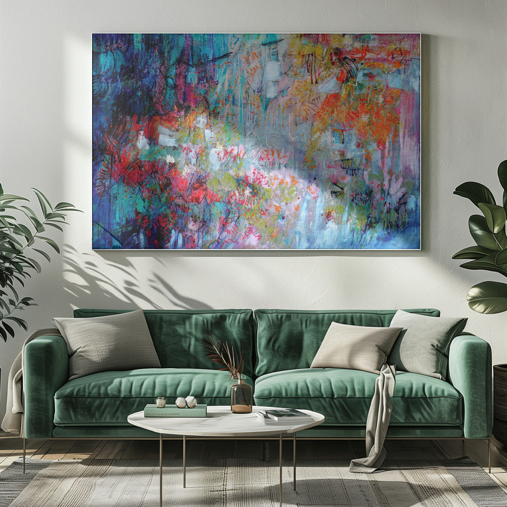 Chaotic Bloomscape | Canvas