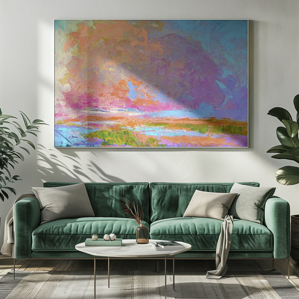 Levendige Horizon | Canvas